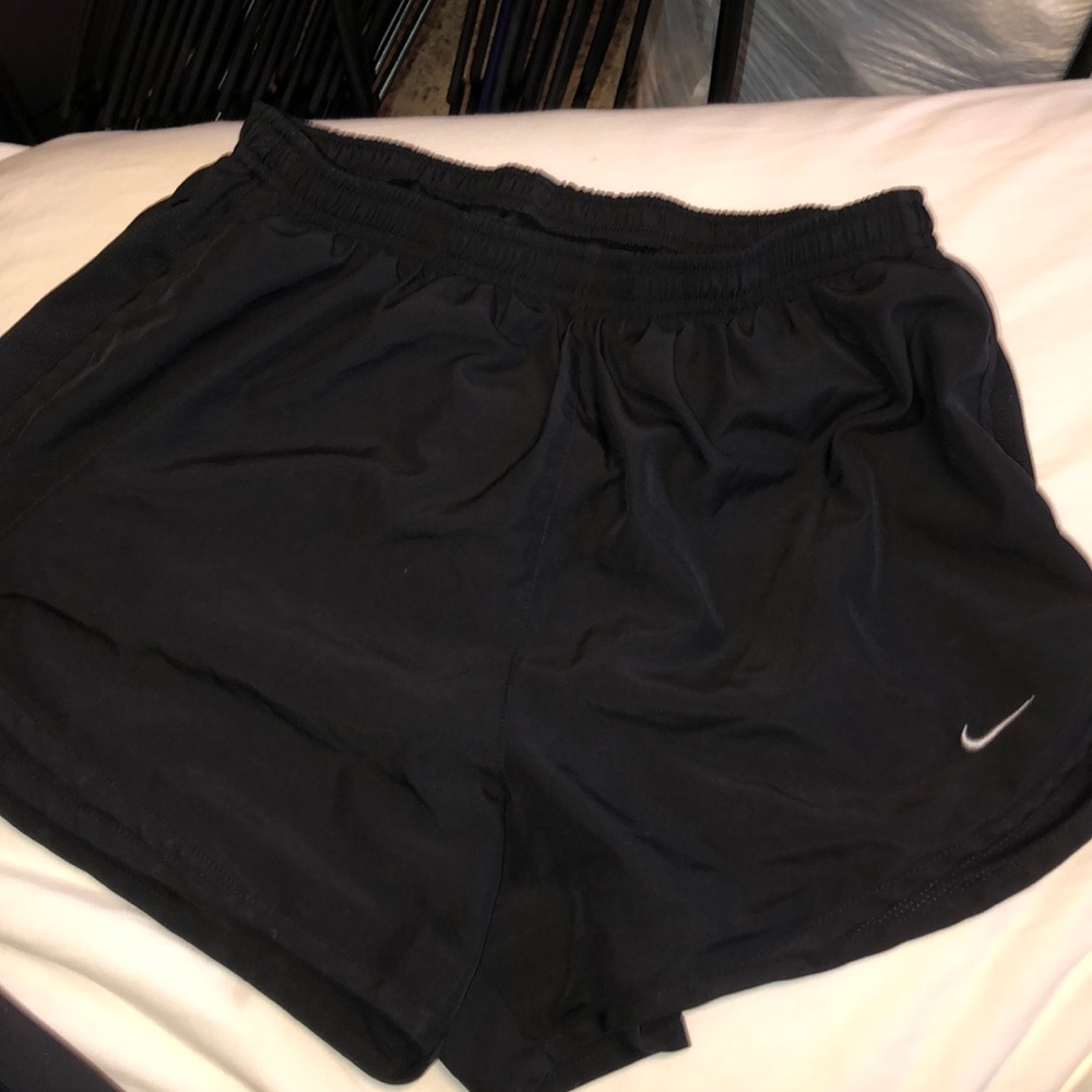 all black nike dri fit shorts